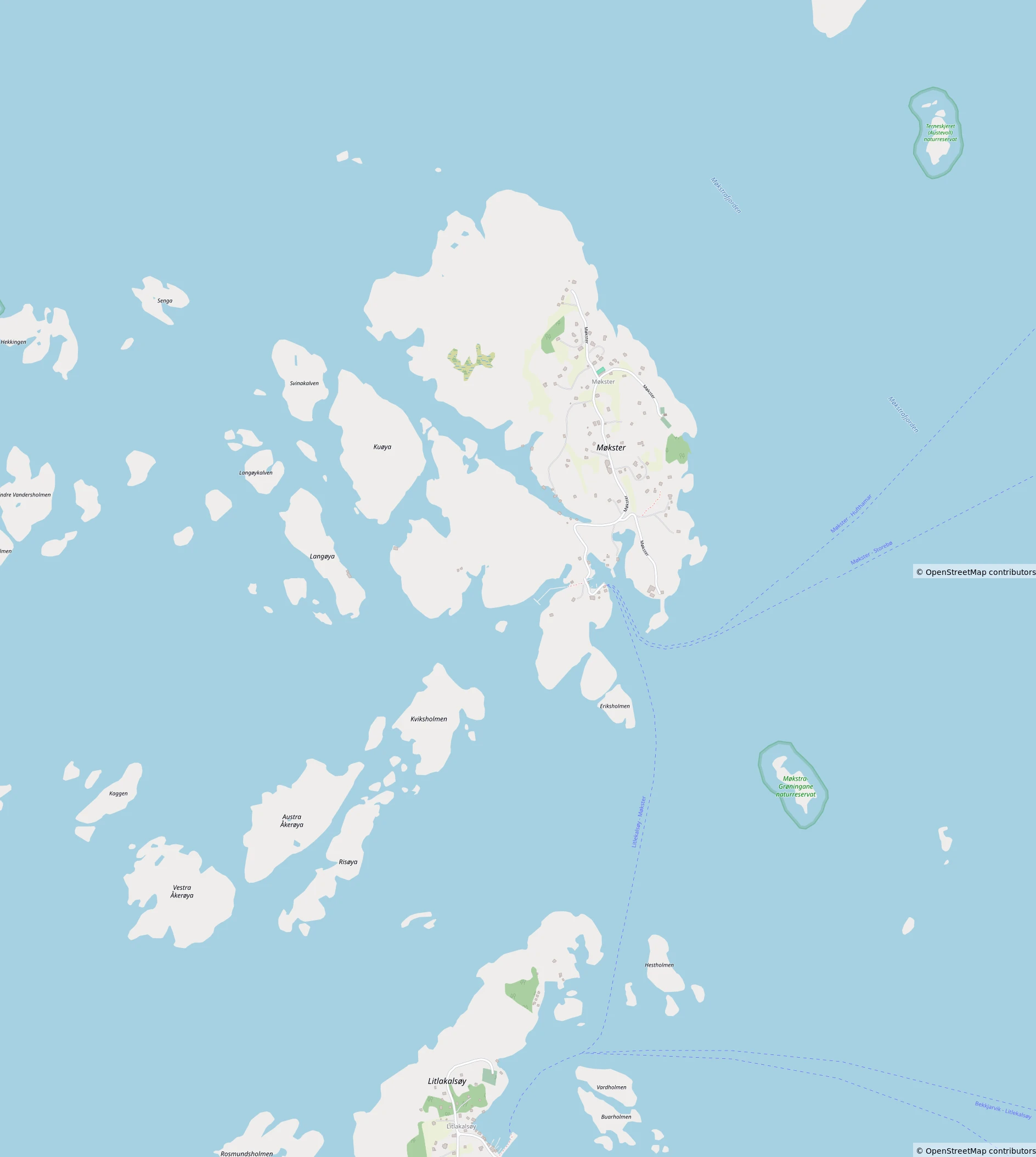 Austevoll Map