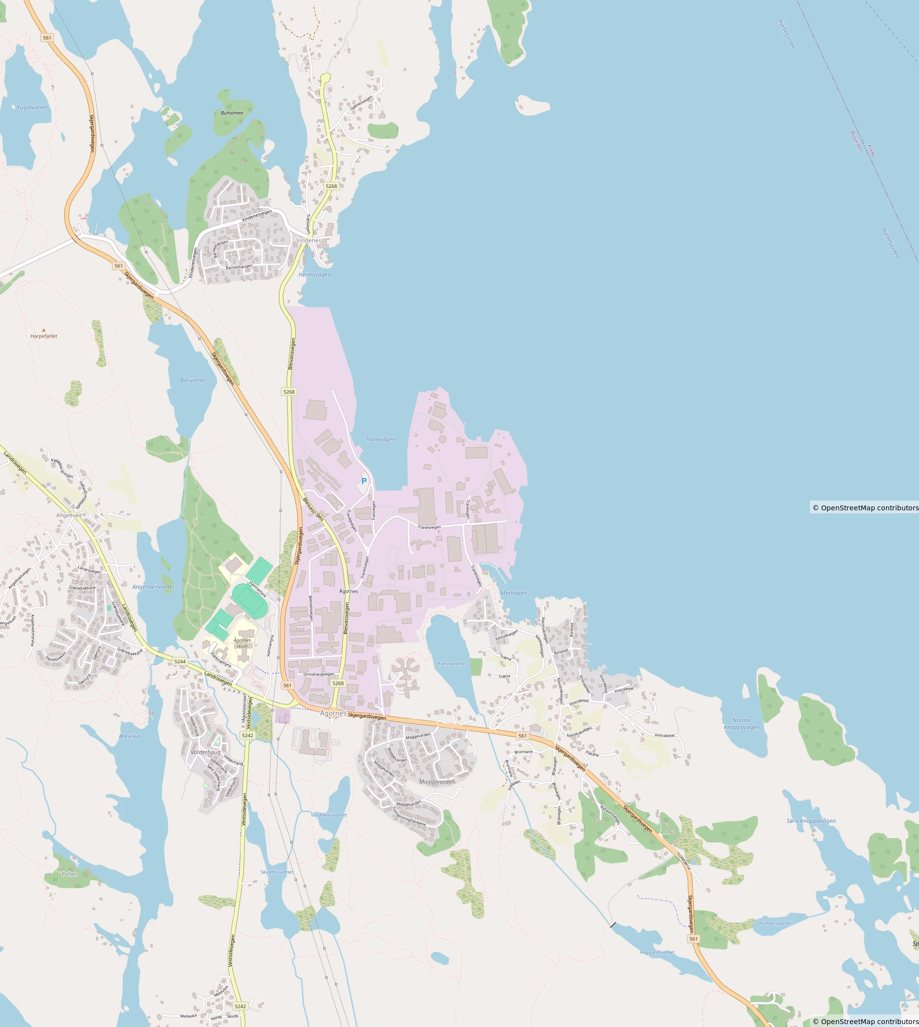 Ågotnes Map
