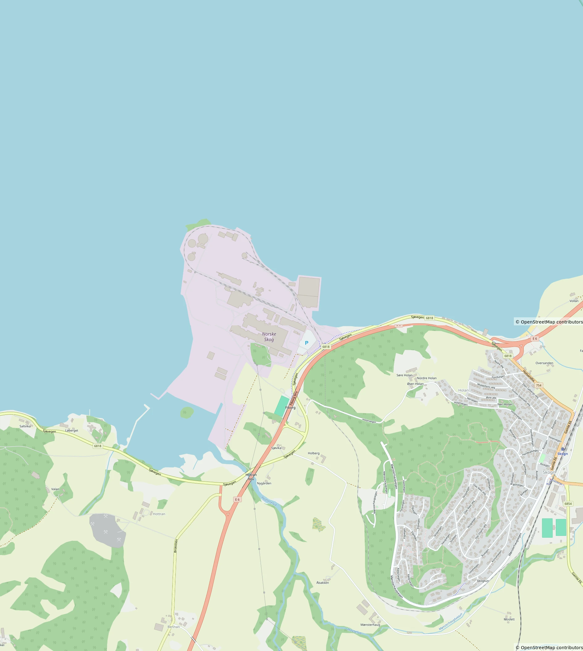 Fiborgtangen Map