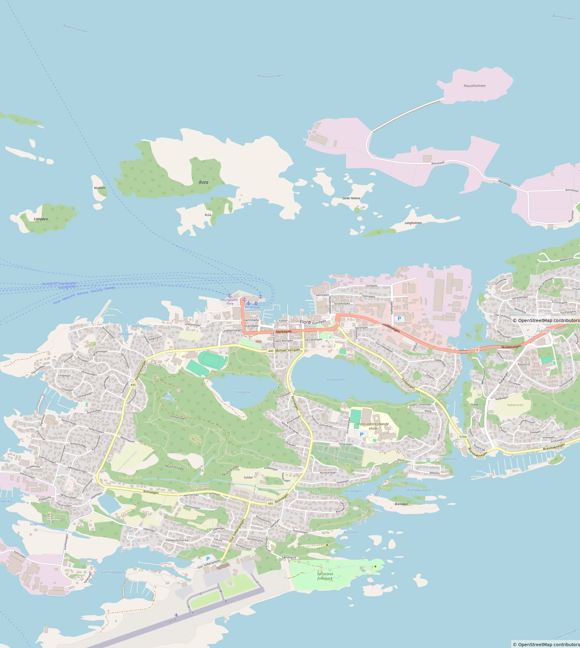 Florø Map
