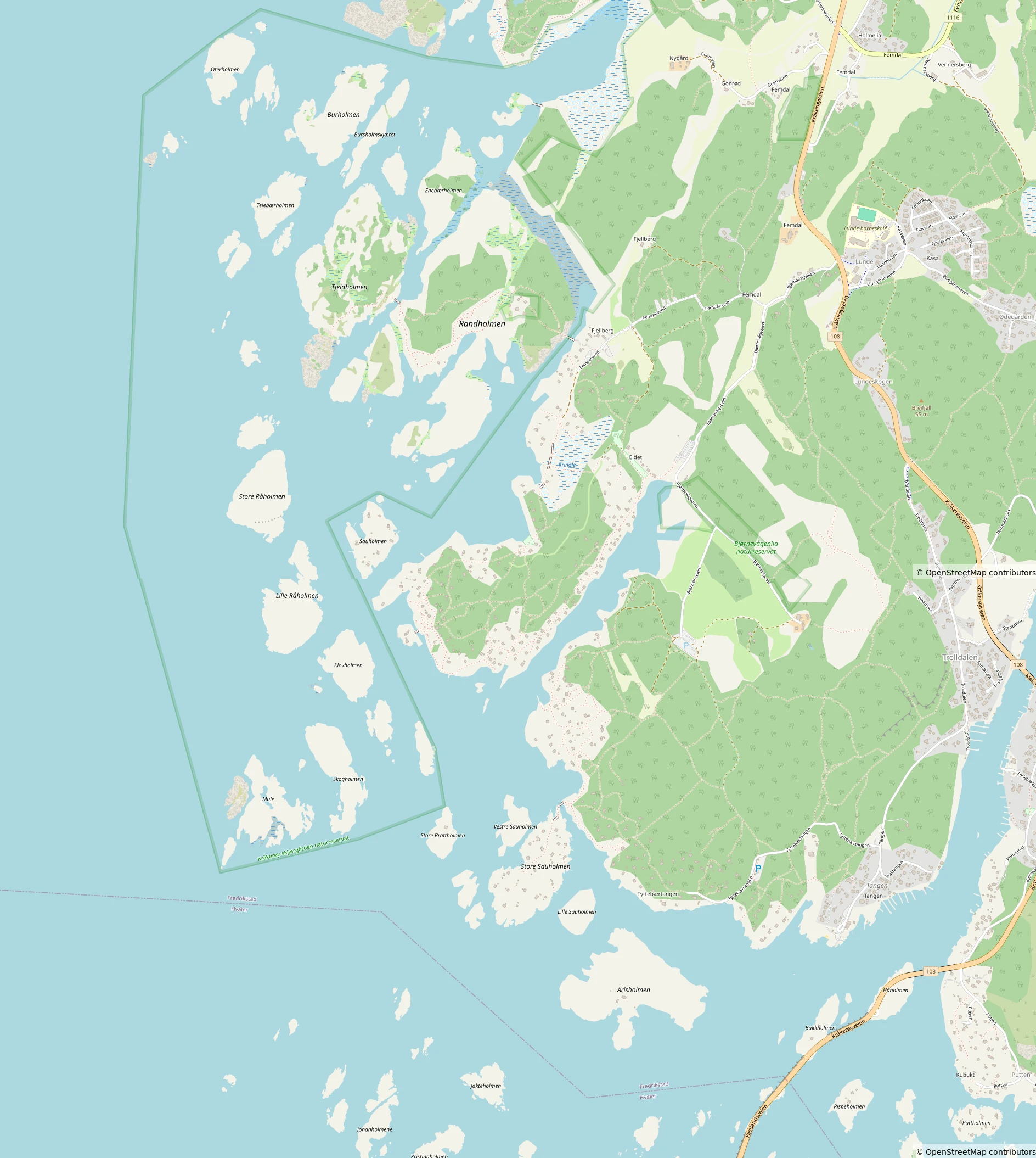 Fredrikstad Map