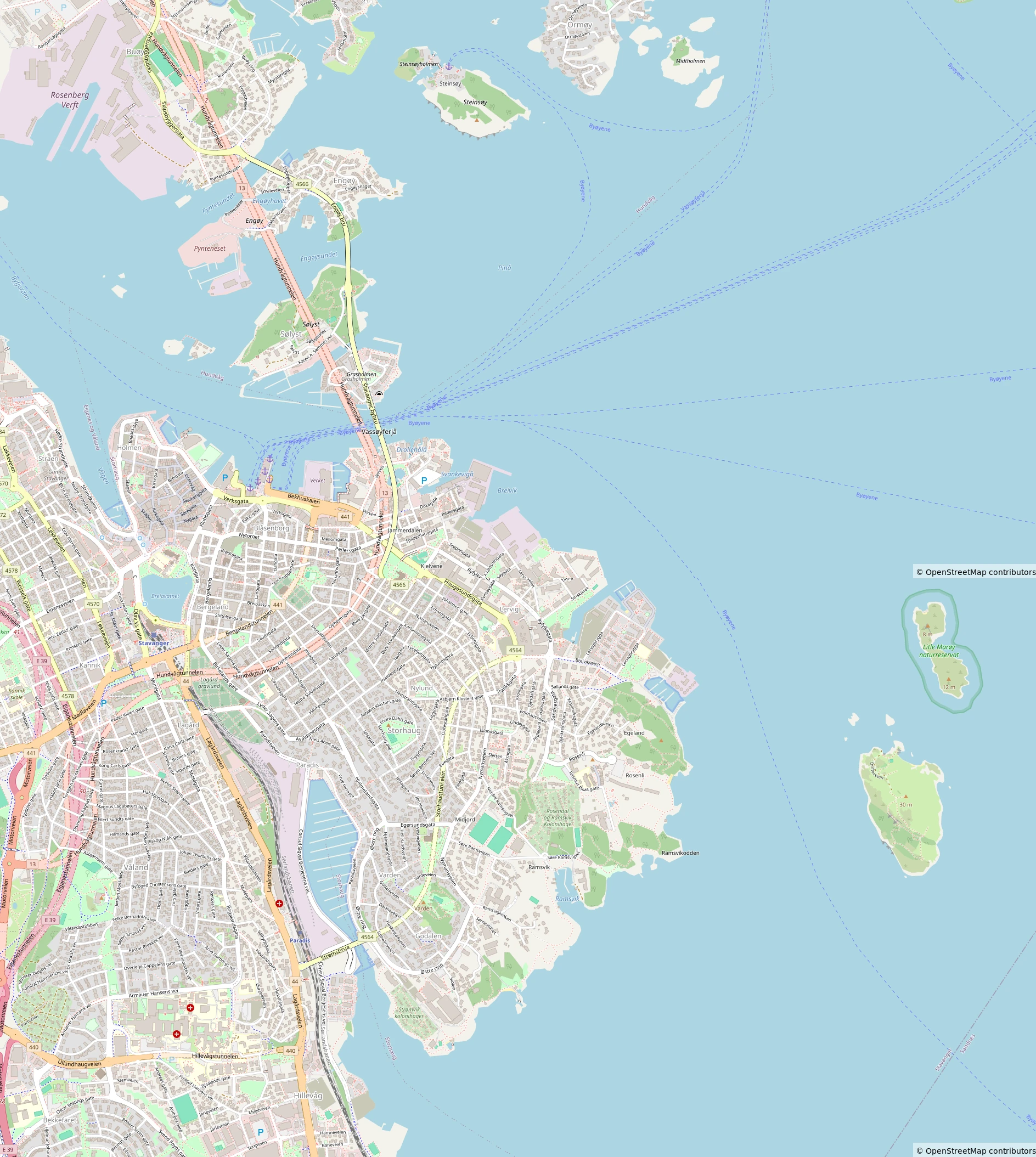 Stavanger Map