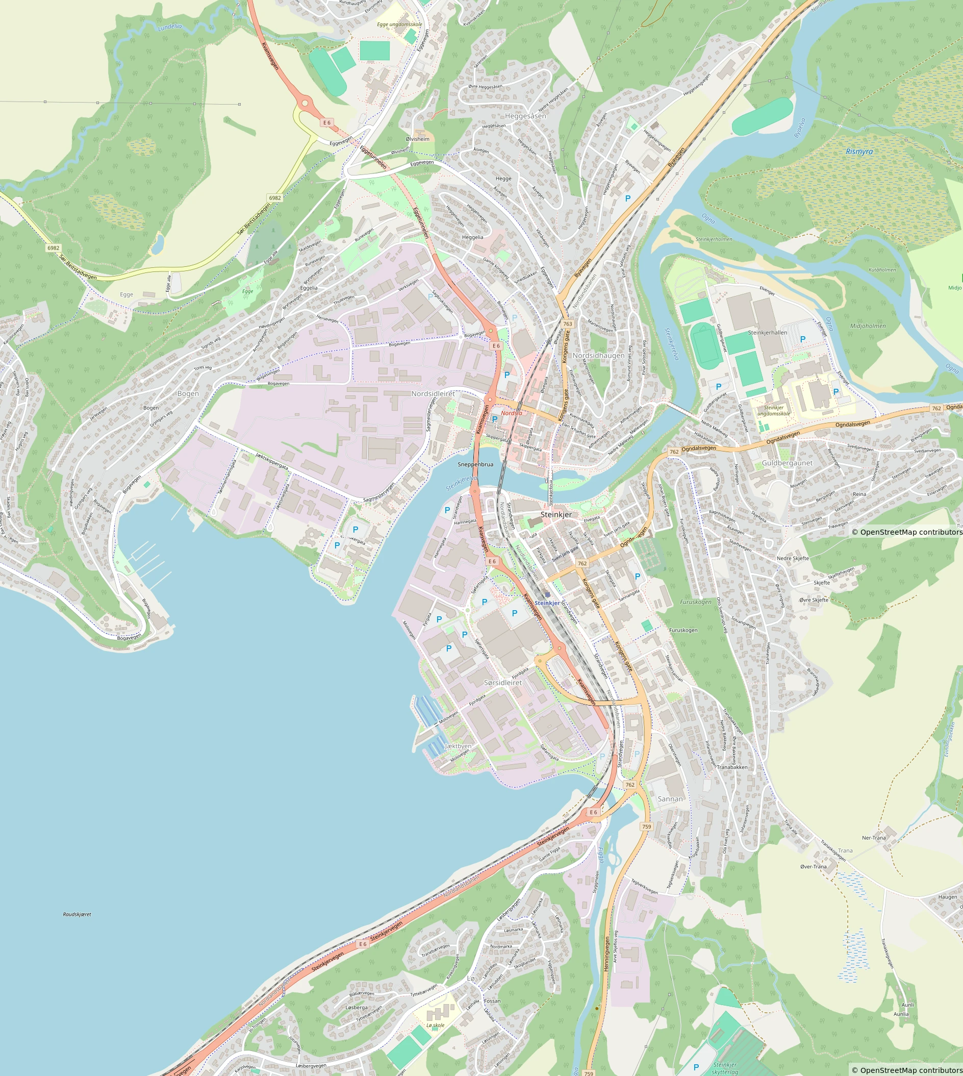 Steinkjer Map