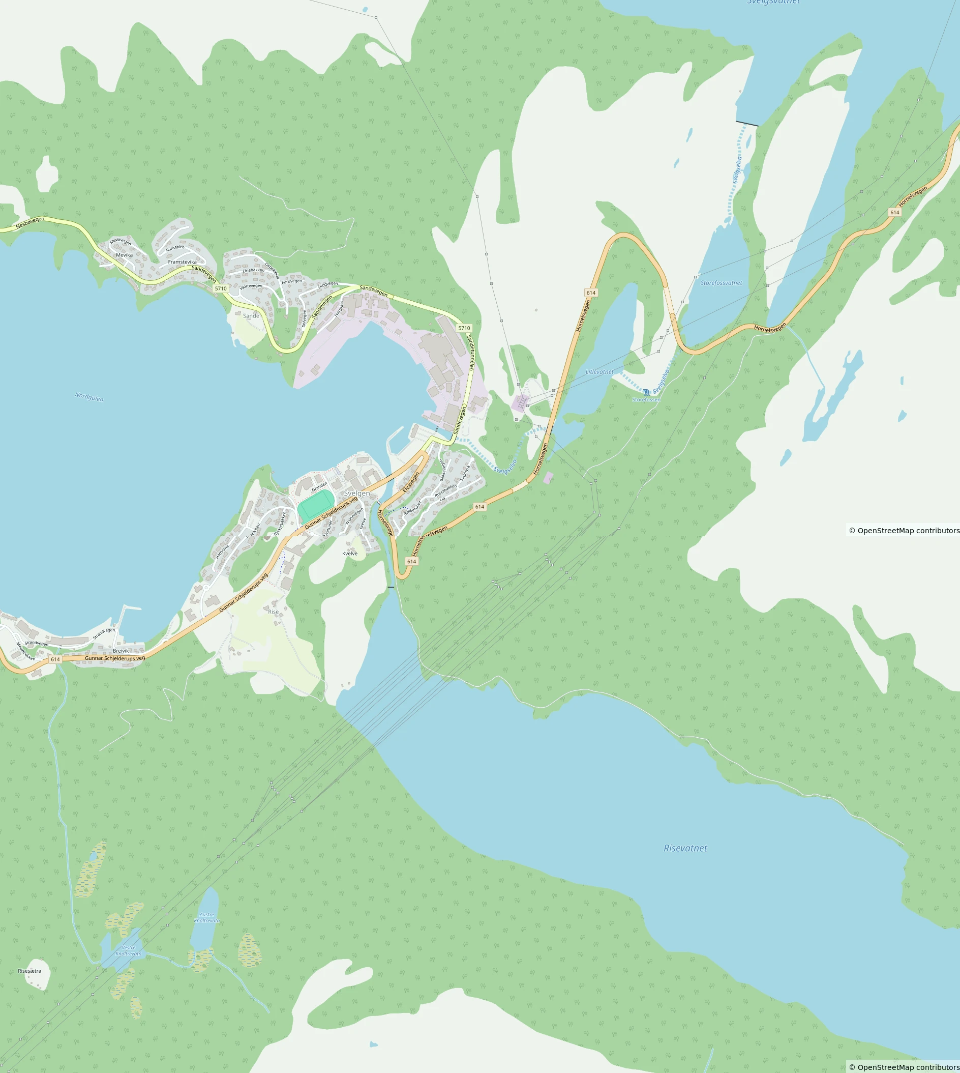 Svelgen Map