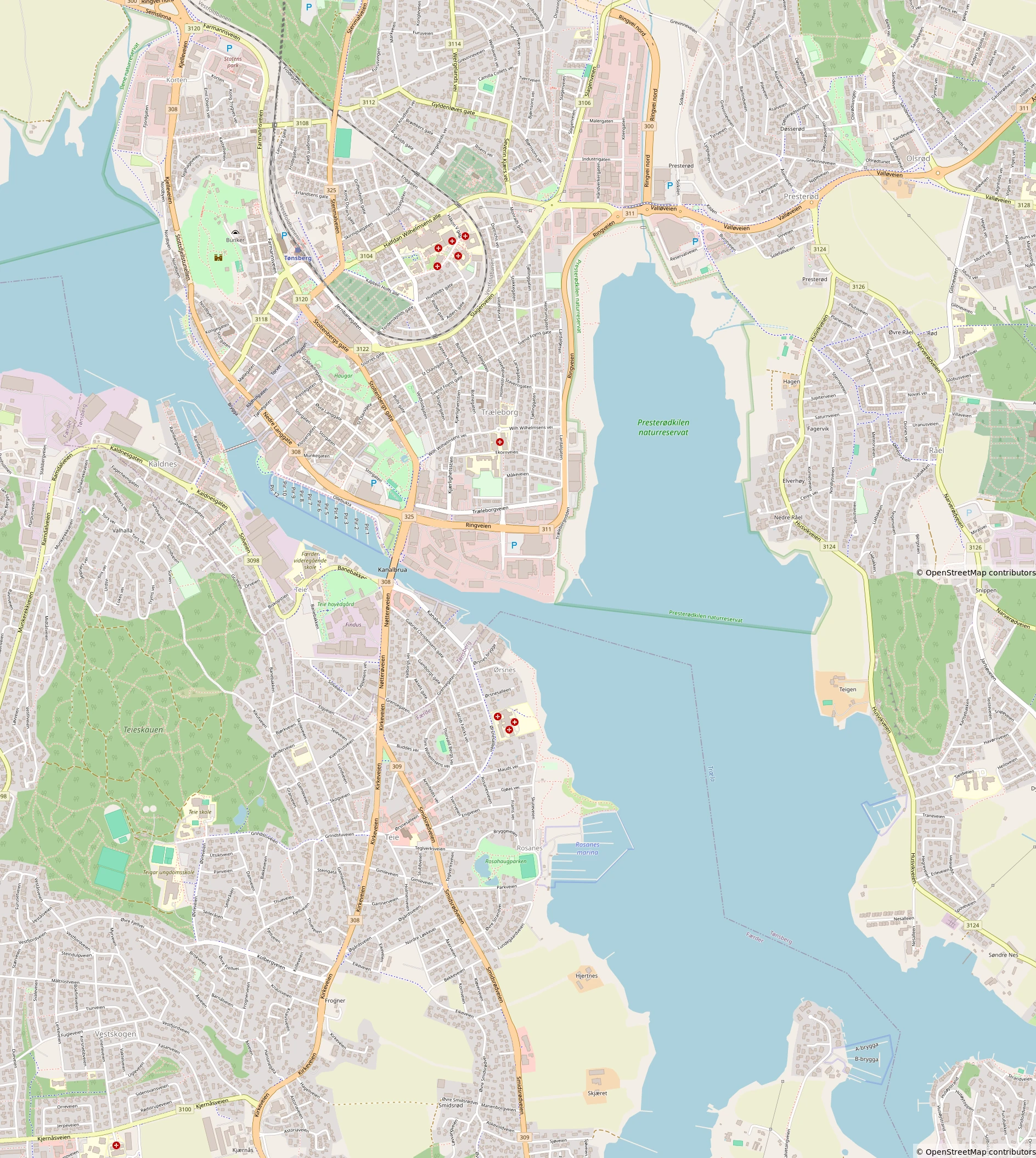 Tønsberg Map