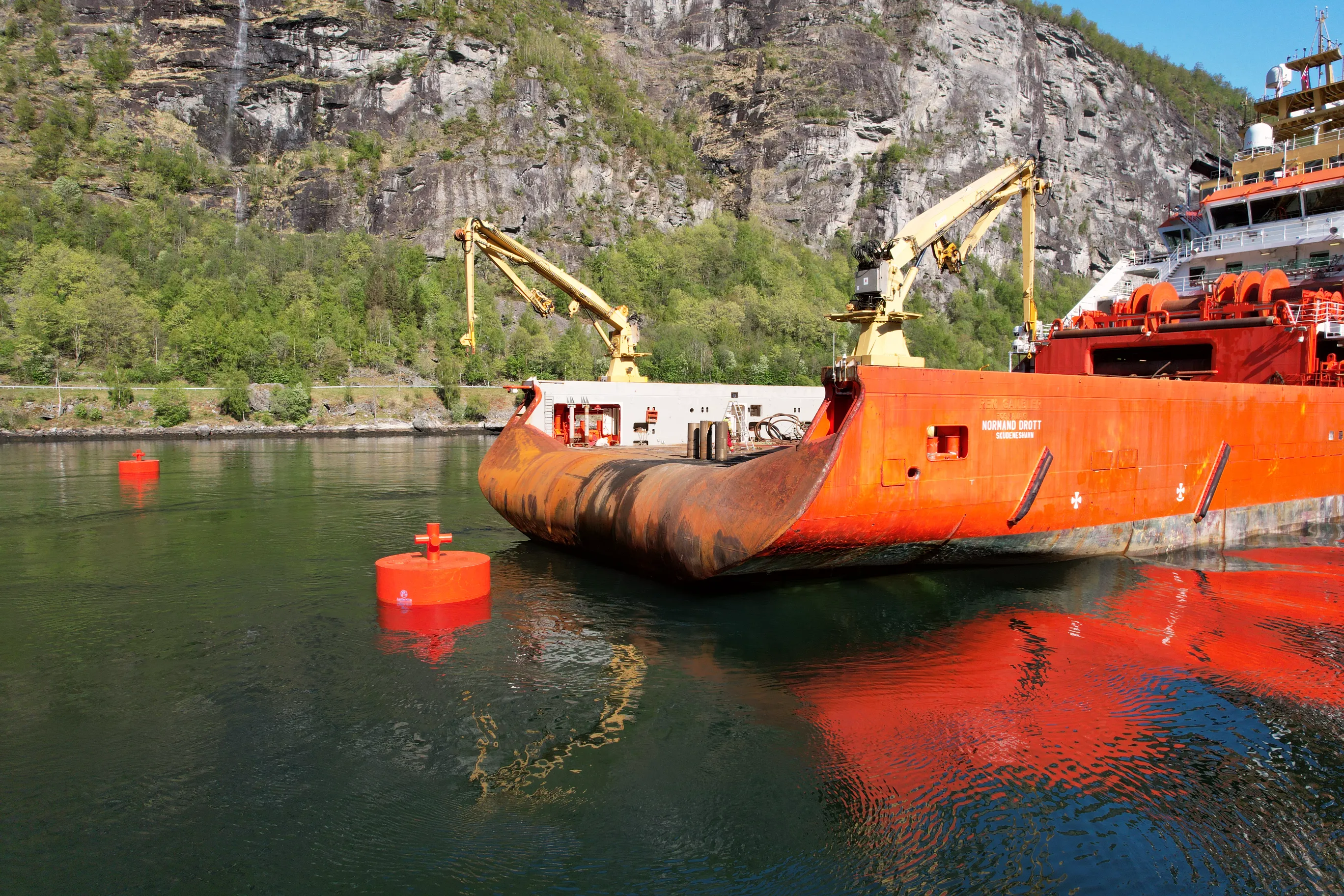 ¨Mooring installation
