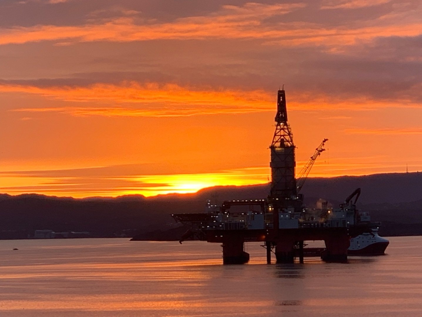 Oil Rig in Sotra, Norway, near Bergen - Photography by Jan Vindenes