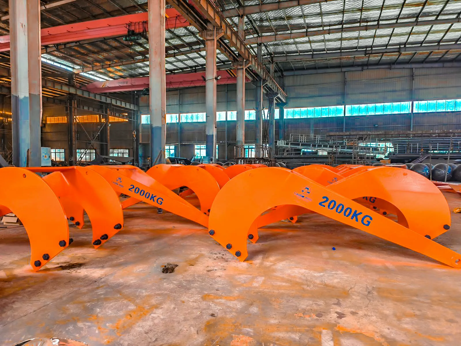 Newly made Stingray type plough anchors